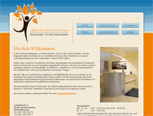 Tablet Screenshot of praxis-sandow-schaefer.de